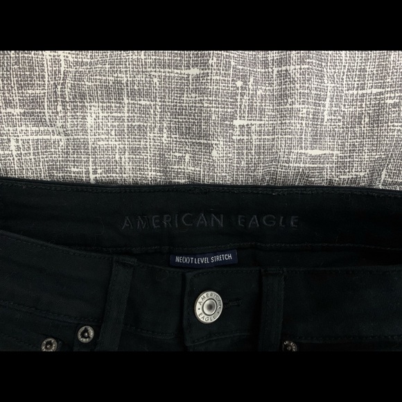 American Eagle Next Level Stretch Black Shorts - Picture 2 of 4
